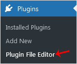 WordPress Plugin File Editor