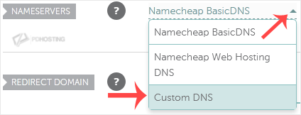 NameCheap Domain edit