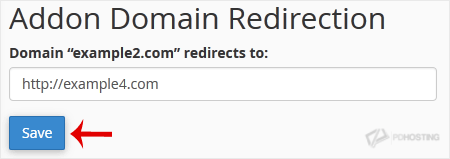 Addon Domain Redirection