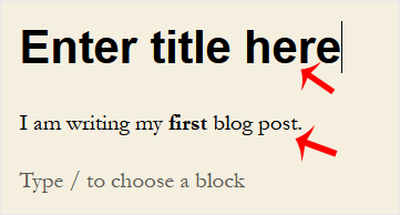 WordPress Blog Editor