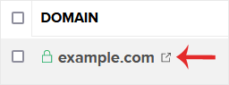 Select your domain