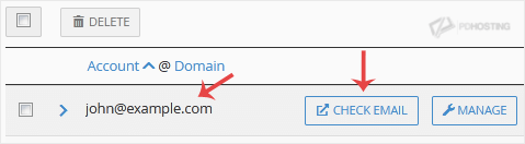 Account & Domain tab