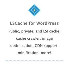 LSCache for WordPress